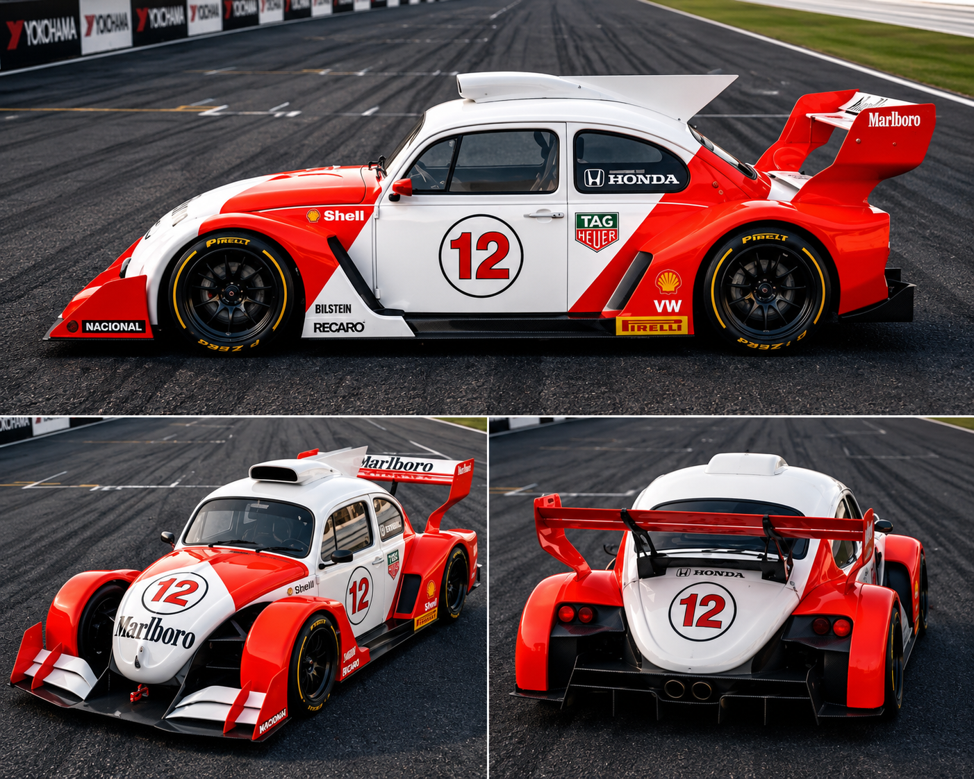 Fusca GT Marlboro Edition - Vermelho