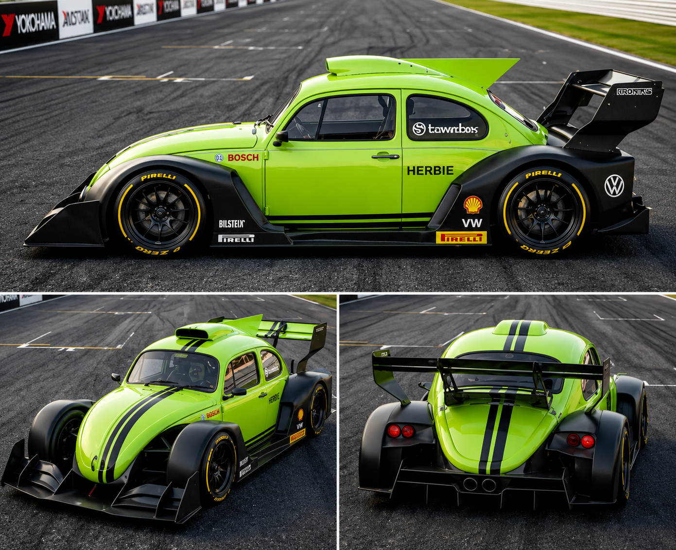 Fusca GT Herbie Tribute - Verde